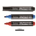 Kunststoff wasserdichtes blaues und schwarzes &amp; rotes permanentes Marker -Stift